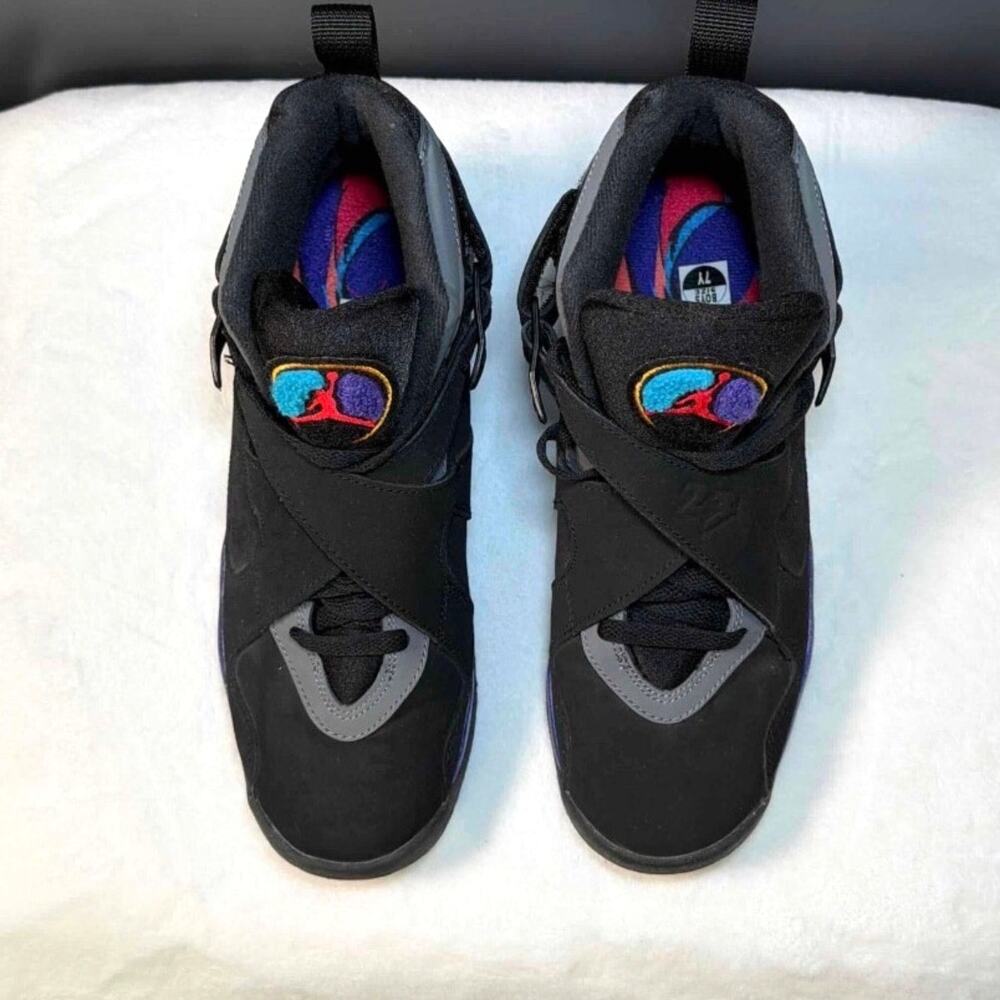 Air Jordan 8 Retro BG “Aqua” (2015) – 305368-025 | 7Y - Picture 7 of 11